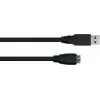 GoodConnections Alcasa USB 3.2 Gen 1 kabel, USB-A naar Micro-B, 3 m, zwart UK30P-AMB-030S