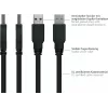 GoodConnections Alcasa USB 3.2 Gen 1 kabel, USB-A naar Micro-B, 3 m, zwart UK30P-AMB-030S