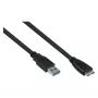 GoodConnections Alcasa USB 3.2 Gen 1 kabel, USB-A naar Micro-USB B, 1 m, zwart
