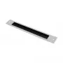 GoodConnections Brush Strip 380 mm x 57 mm voor Good Connections® 19 wandbehuizing FLAT-Pack (GC-RFxxxG), lichtgrijs (RAL7035)