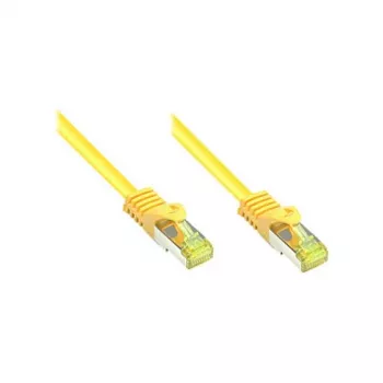 GoodConnections Cat.7 RJ45-patchkabel - 25m, geel, S/FTP PiMF, halogeenvrij, 600MHz (8070R-250Y)