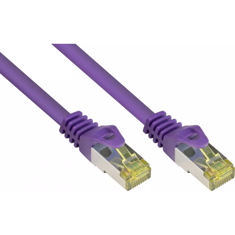 GoodConnections Cat.7 S/FTP patchkabel met RNS® Latch Protection, 40 m, violet 8070R-400V