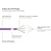 GoodConnections Cat.7 S/FTP patchkabel met RNS® Latch Protection, 40 m, violet 8070R-400V
