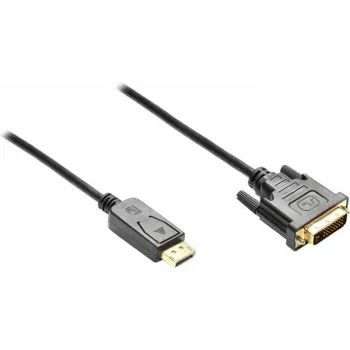 GoodConnections DisplayPort naar DVI-D 24+1 verbindingskabel - 24K vergulde contacten - OFC - zwart - 5 m