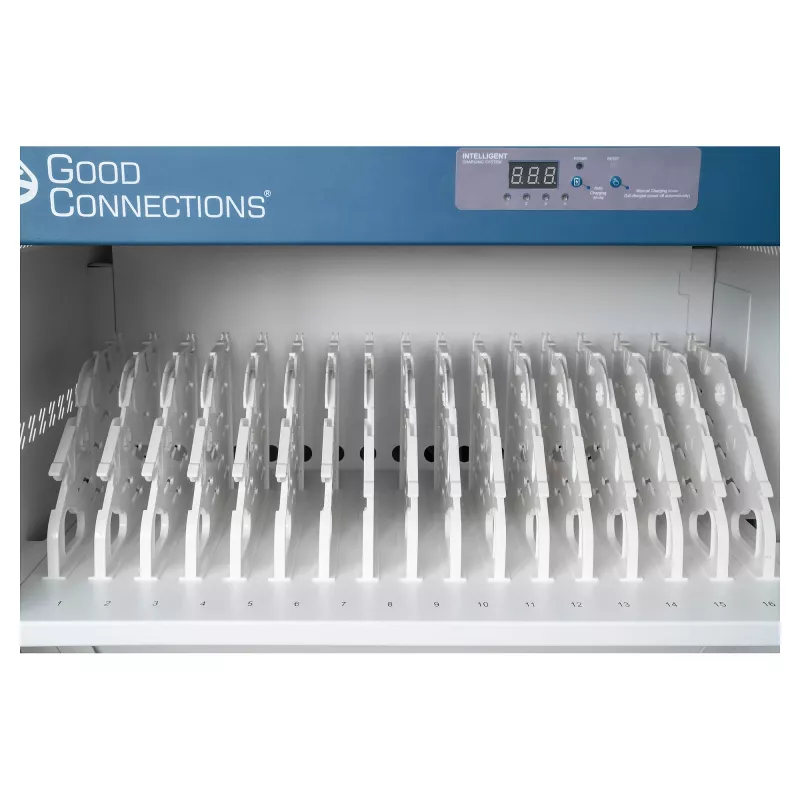 GoodConnections GEMMA N32 notebook-laadwagen wit/blauw