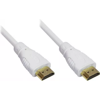 GoodConnections High-Speed HDMI-kabel met Ethernet - vergulde connectoren - wit - 1,5 m
