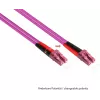 GoodConnections LC/LC Duplex OM4 Multimode glasvezel-patchkabel, 2 m, aqua, LSZH LW-802LC4