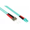 GoodConnections OM3 duplex multimode glasvezel-patchkabel LC/ST, 50/125, LSZH, verwisselbare polariteit, 1m