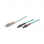 GoodConnections OM3 duplex multimode glasvezel-patchkabel LC/ST, 50/125, LSZH, verwisselbare polariteit, 1m
