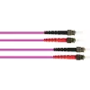 GoodConnections OM4 ST naar ST multimode duplex glasvezel-patchkabel, 7,5 m, LSZH, violet LW-8075ST4