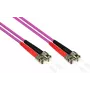 GoodConnections OM4 ST naar ST multimode duplex glasvezel-patchkabel, 7,5 m, LSZH, violet LW-8075ST4