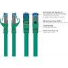 GoodConnections RNS® Cat. 6A S/FTP halogeenvrije patchkabel met trekontlasting, 3 m, groen