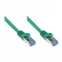 GoodConnections RNS® Cat. 6A S/FTP patchkabel met trekontlasting, halogeenvrij, groen, 15m
