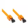 GoodConnections RNS® Cat.8.1 S/FTP patchkabel, LSZH, 2000MHz, 40Gbit/s, oranje, 1,5m