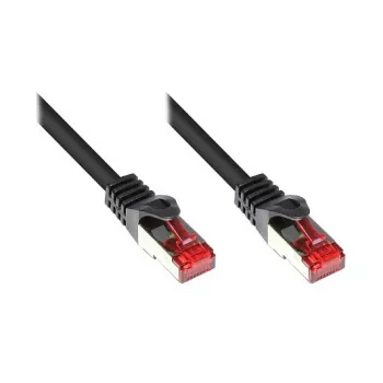 GoodConnections RNS® patchkabel met trekontlasting, Cat. 6, S/FTP, PiMF, PVC, 250 MHz, zwart, 20 m