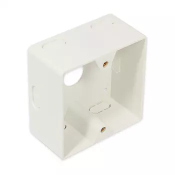 GoodConnections opbouwbehuizing 80x80x40mm parelwit RAL 1013 GC-N0029