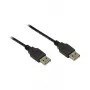 GoodConnections USB 2.0 A naar A kabel, 1 m, zwart (2212-AA1S)