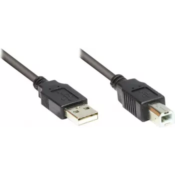 GoodConnections USB 2.0 kabel A naar B stekker, 3m, zwart 2510-3OFS