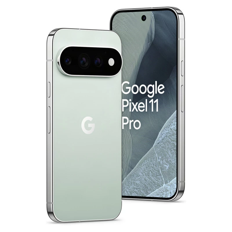 Google Pixel 11 Pro 5G smartphone, 12GB RAM, 256GB opslag, 6,3 inch OLED, 120Hz, Dual-SIM, nevel