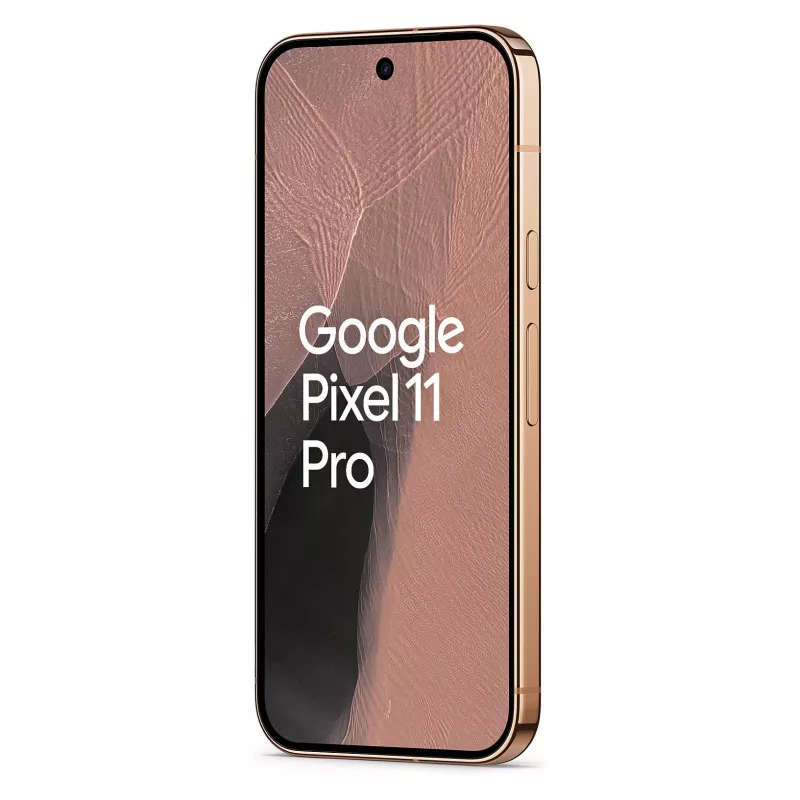 Google Pixel 11 Pro 5G smartphone, 16GB RAM, 512GB opslag, 6,3 inch OLED 120Hz display, Dual-SIM, Canyon - UK/EU-model
