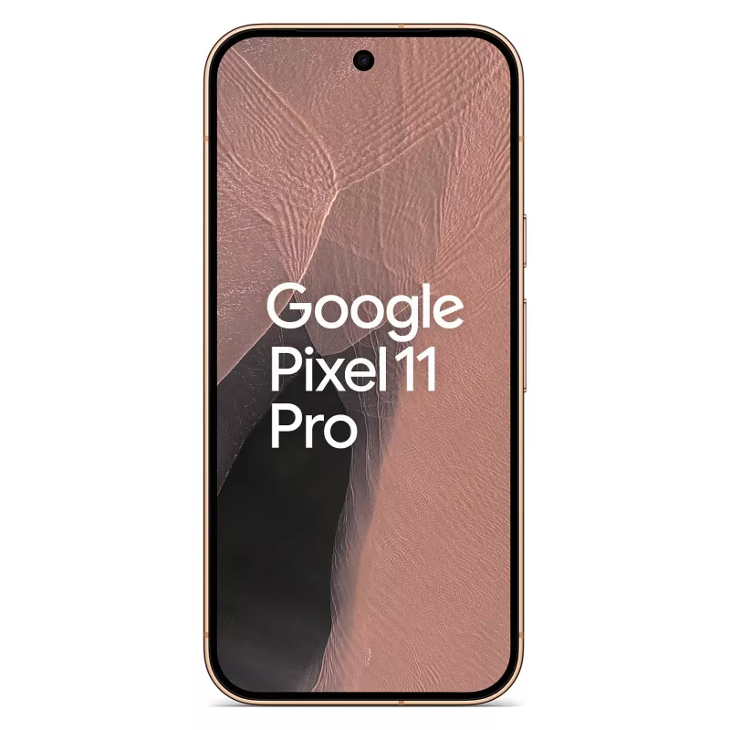 Google Pixel 11 Pro 5G smartphone, 16GB RAM, 512GB opslag, 6,3 inch OLED 120Hz display, Dual-SIM, Canyon - UK/EU-model