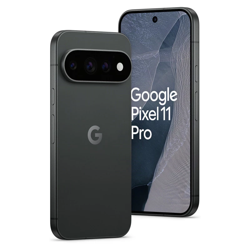 Google Pixel 11 Pro 5G-smartphone, 6,3 inch OLED 120Hz, 12GB RAM, 256GB opslag, dual-sim, Obsidian Black