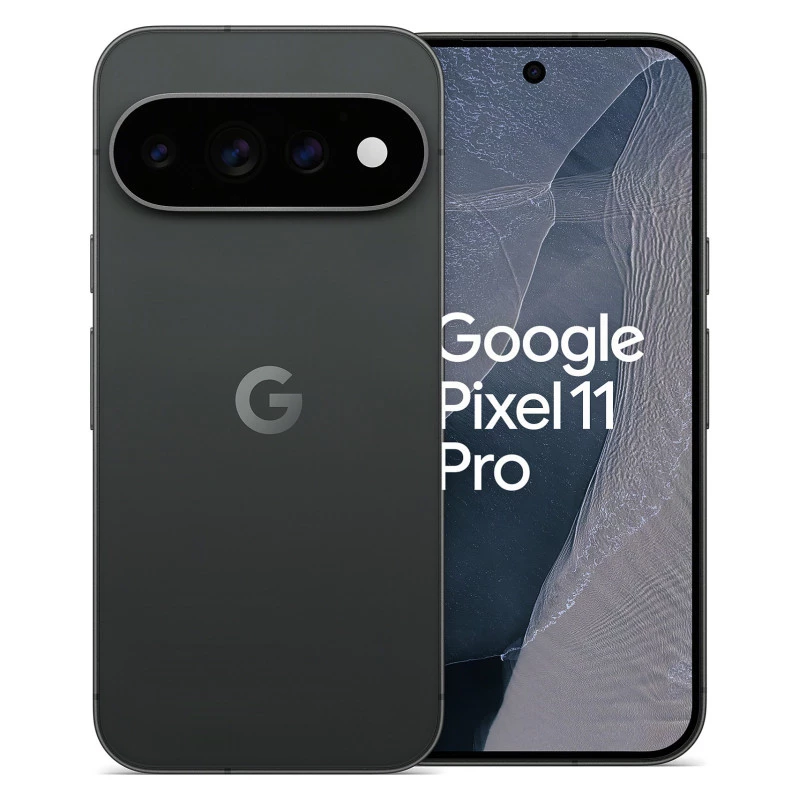 Google Pixel 11 Pro 5G-smartphone, 6,3 inch OLED 120Hz, 12GB RAM, 256GB opslag, dual-sim, Obsidian Black