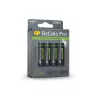 GP batterij (AA) oplaadbaar ReCyko+ Pro Fast Flash, NiMH, 4 stuks blister, 2000mAh