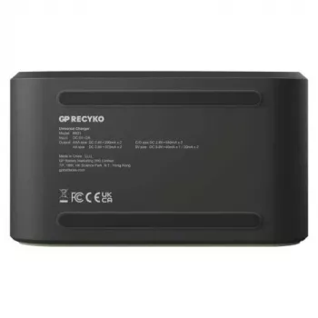 GP batterijlader B361 met 4 kanalen, 2600 mAh, 2,8 V, zwart EU