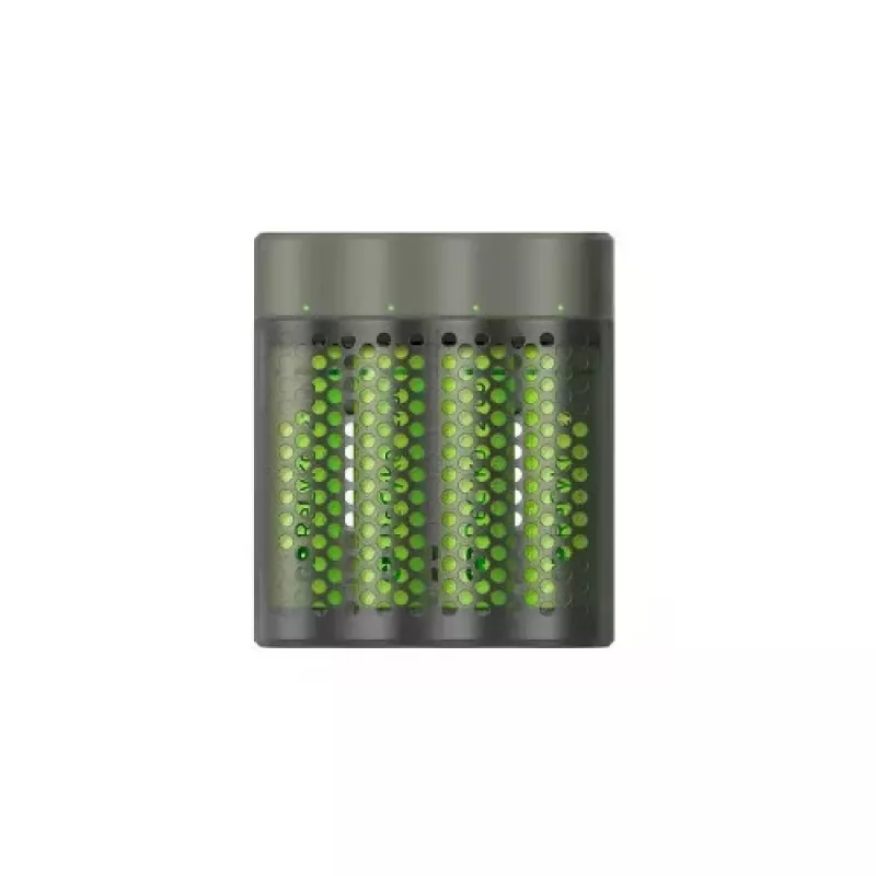 GP accu-oplader M451 met 4x AAA accu's 2700 mAh 1,2V zwart EU