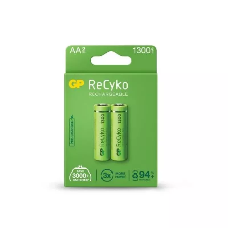 GP ReCyko AA accu 1300mAh 2-pack blister