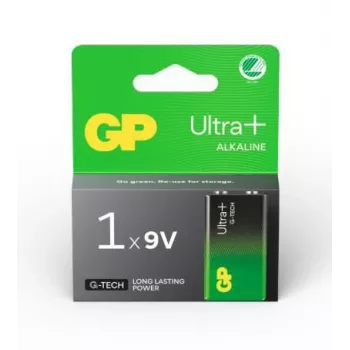 GP Ultra Plus Alkalinebatterij 9V 6LF22, 1-pack
