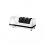 Graef CC 120 elektrische messenslijper, 3-traps diamant & keramiek, wit/zwart