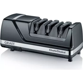 Graef CX125DE elektrische messenslijper zwart-grijs