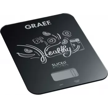 Graef KS202EU DeliKitchen digitale keukenweegschaal zwart