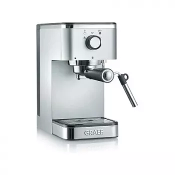 GRAEF Salita ES400EU portafilter espressomachine, 15 bar, 1400 W, zilver