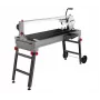 GRAPHITE tegelsnijder 1200 W, 250 mm diamantschijf, 920 mm snijlengte, waterkoeling, lasergeleiding