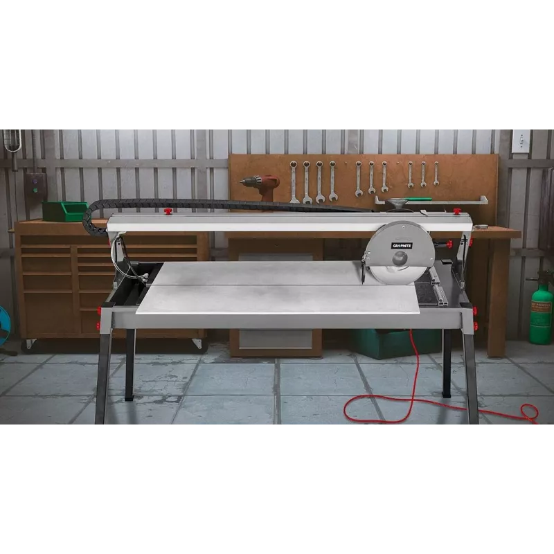 GRAPHITE TOP-59G891 Handmatige Tegelsnijder 600 mm met hardmetalen snijwiel