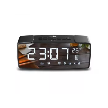 GRB Greenblue GB200 Bluetooth Radiowekker, FM, AUX-IN, 6 W, temperatuur, 2200 mAh