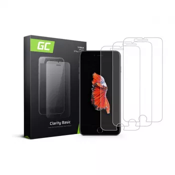 Green Cell 3x displayschermfolie GC Clarity voor Apple iPhone 6 Plus / 6S Plus / 7 Plus / 8 Plus