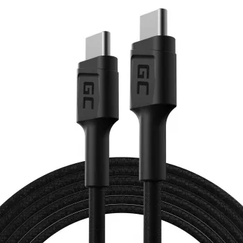 Green Cell GC PowerStream USB Type-C male naar Type-C male snellaadkabel 2m zwart