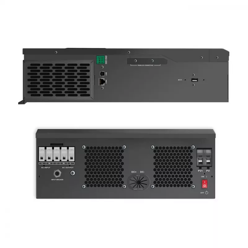 Green Cell off-grid solar omvormer 3000W 48V pure sine wave met MPPT-laadregelaar