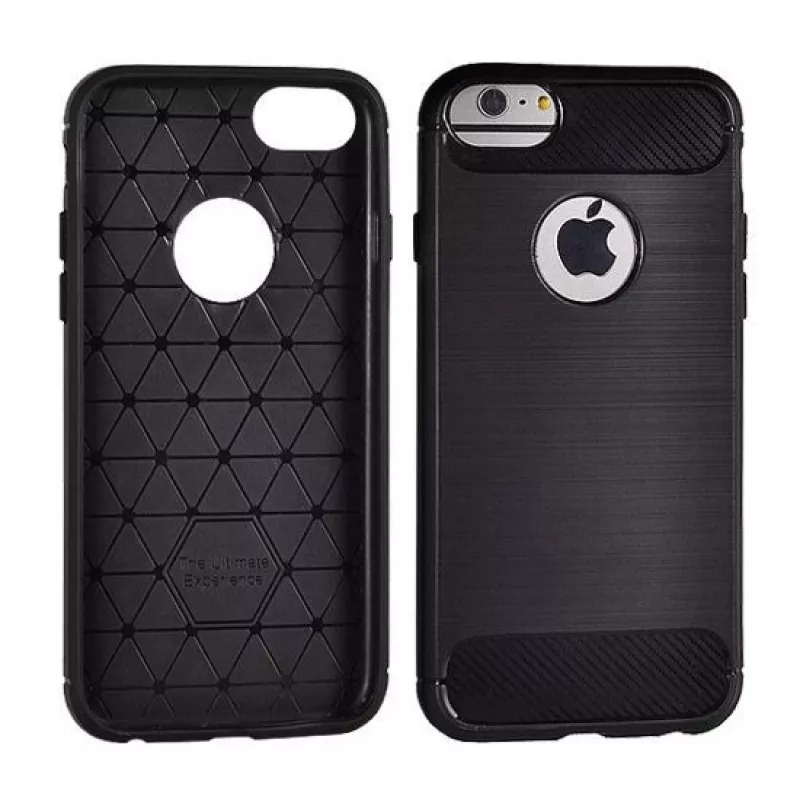 GreenGo Huawei Y7 2019 backcover carbon zwart