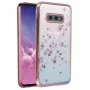 GreenGo Samsung Galaxy S10E G970 Flower Gold flip-walletcase