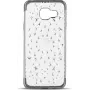 GreenGo Samsung Galaxy S7 Edge G935 TPU 3D Stars Zilver Hoesje