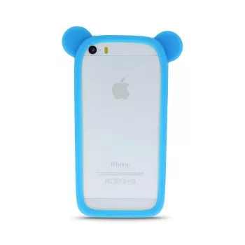 GreenGo Universele bumper L (10cm) Ears blauw
