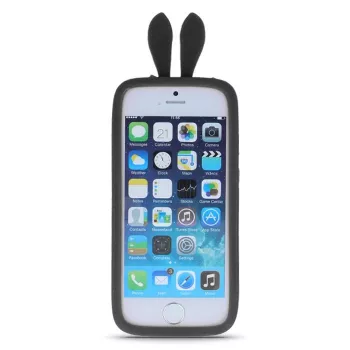 GreenGo Universele Bumper L (10cm) Rabbit Ears Zwart