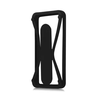 GreenGo Universele hoes met kickstand 4,5-5,5 inch zwart