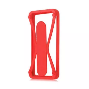 GreenGo universele case met kickstand 4.5-5.5 inch rood