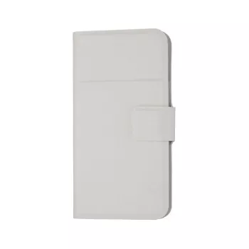 GreenGo Universele Smart Flip Cover Wallet Case voor 5,2-5,8 inch smartphones, wit
